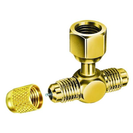 Jb Industries A31852 - 1/4" Access Valve Tee w/ Flare Nut,PK3
