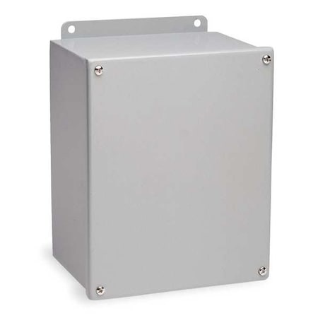 Wiegmann B100806SC - Captive Screws Electrical Enclosures, 10 in H, 6 in D, 8 in W, 12, 13, Steel