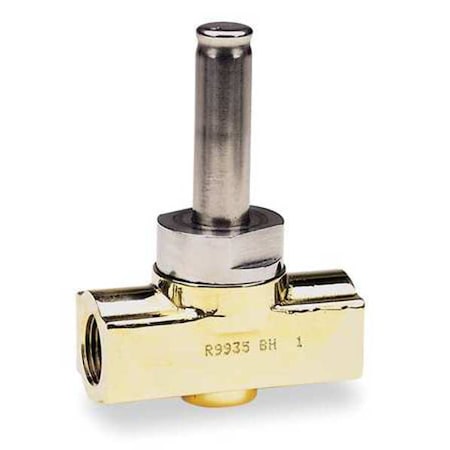 Dayton 008613 - Brass Solenoid Valve Less Coil, Normally Closed, 3/8 in Pipe Size
