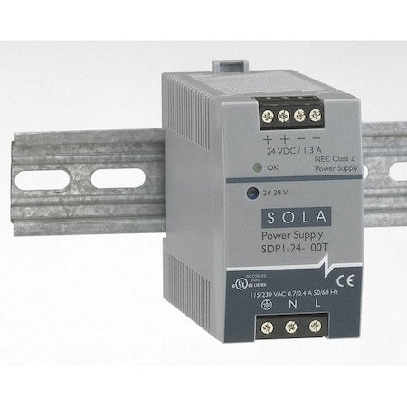Solahd SDP224100T - DC Power Supply, 85/264 V AC, 24/28 V DC, 50 W, 2.1 A, DIN Rail