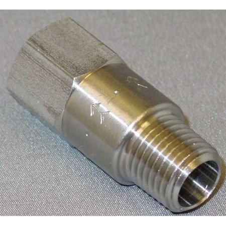 CHK SST 410-4M4F-B - 1/4" MNPT x FNPT Stainless Steel Piston Spring Check Valve