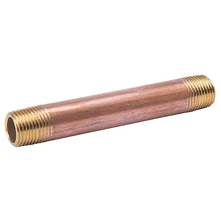 468-720 - 2" MNPT x 6 ft. TBE Red Brass Pipe Sch 40