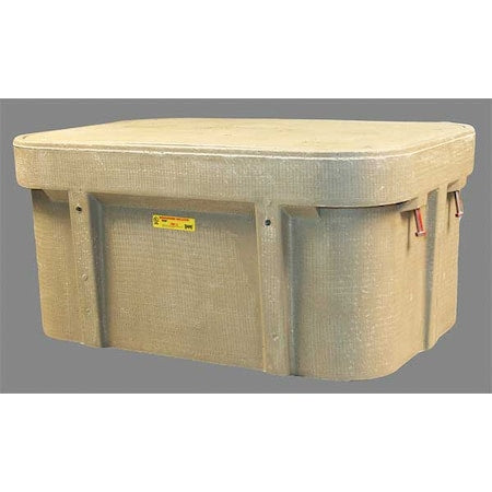 Quazite PG2436Z80510 - Underground Enclosure Assembly, CATV Cover, 18 in H, 37-5/8 in L, 26 in W, 15,000 lb