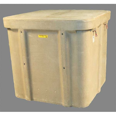 Quazite PG3636Z81417 - Underground Enclosure Assembly, Electric Cover, 36 in H, 40 in L, 40 in W, 15,000 lb