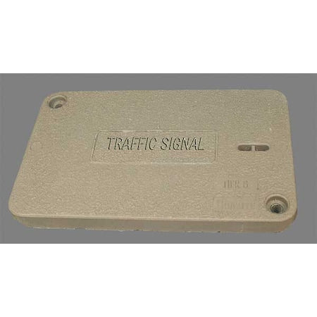 Quazite PG1118HA0046 - Underground Enclosure Cover, Traffic Signal Logo, 2 in. H x 11 in. W x 18 in. L, 15000 lb