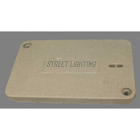 Quazite PG1118HA0041 - Underground Enclosure Cover, Street Lighting Logo, 11-1/4 in. W x 18-1/8 in. L, 15000 lb