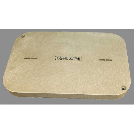 Quazite PG2436HA0046 - Underground Enclosure Cover, Traffic Signal Logo, 3 in. H x 24 in. W x 36 in. L, 15000 lb