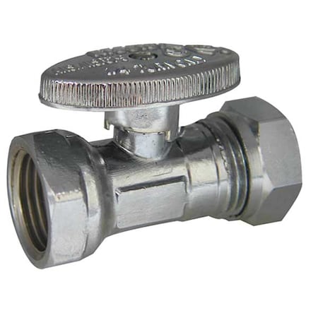 Kissler AB88-9040 - Water Supply Stop, Straight Valve, Chrome