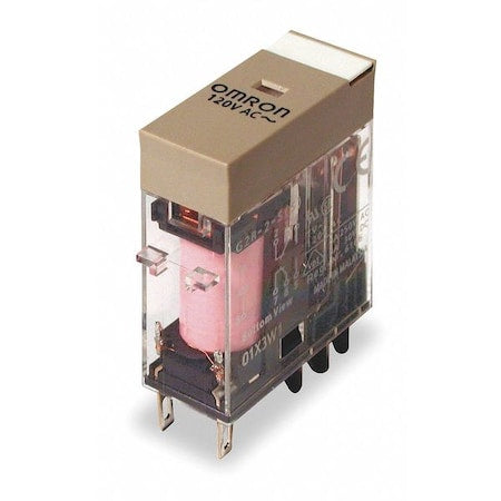 Omron G2R-2-S-AC120(S) - Plug-In, General Purpose Relay, Square, 5 A, 8 Pins, Quick Connect