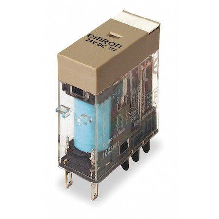 Omron G2R-2-S-DC12(S) - Plug-In, General Purpose Relay, Square, 5 A, 8 Pins, Quick Connect