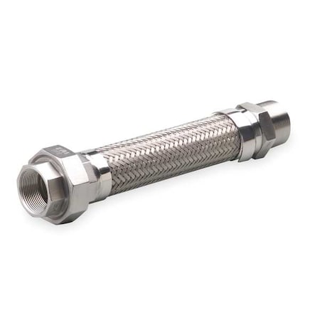 Hose Master GM150SHMU120 - 1-1/2" Dia x 12" L 321 SS Flexible Metal Hose