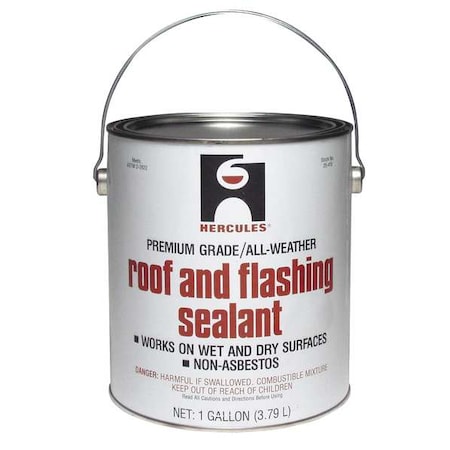 Hercules 25410 - Roof Flashing Sealant,Black,1 Gal