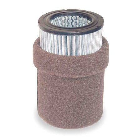 Solberg 231P - Filter Element,Poly,9.5" Ht, 3 5/8" ID