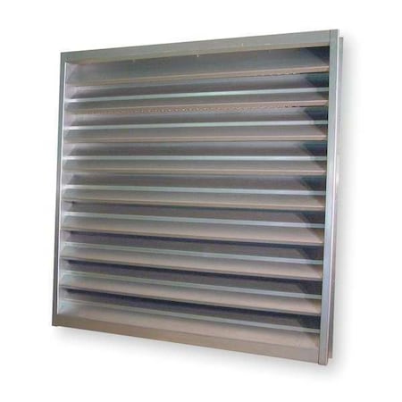 Dayton 4FZG9 - Louver,Wall Opening 36x48 In,Galvannealed