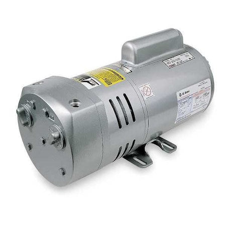 Gast 1023-V131Q-G608NEX - Compressor/Vacuum Pump, 3/4 hp, 1 Phase, 115/230 V AC, 10 cfm, 26 in Hg Max Vacuum