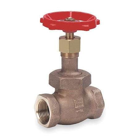 Milwaukee Valve 570 1" - Globe Valve,1",Bronze,FNPT,400 psi