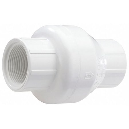 Nds 1520-05F - Swing Check Valve,4.5938 in Overall L