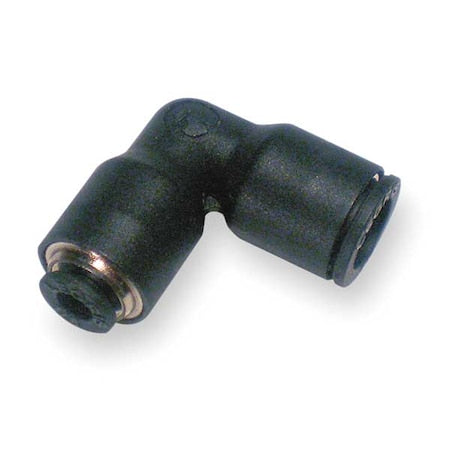 Legris 3102 04 56 - Push-Fit Elbow Fitting, 5/32 in x 1/4 in Tube Size, Fiberglass-Reinforced Nylon, Black, 10 PK