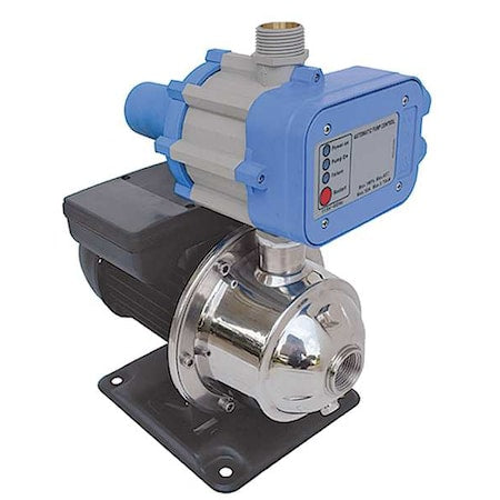 Dayton 4HFA7 - Constant Pressure Booster Pump, 3/4 hp, 115 V AC, 1 Phase, 1 in NPT Inlet Size, 2 Stage