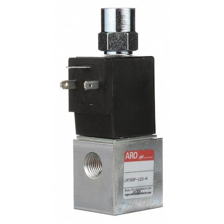 Aro CAT88P-120-A - Solenoid Air Control Valve,1/4 In,120 VAC