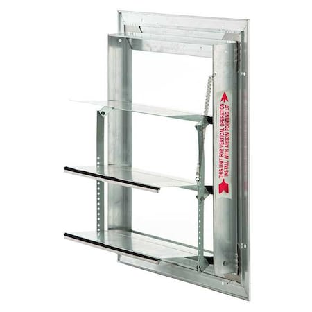 Dayton 4HX73 - Damper,Backdraft
