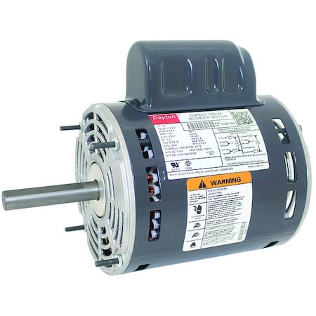 Dayton 4HZ61BG - Motor,PSC,1/2 HP,1100,115/230 V,48 Y,OAO