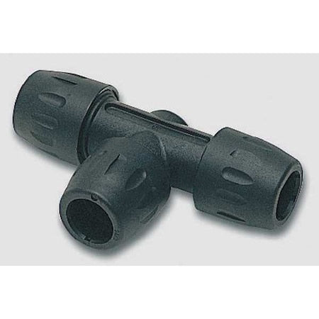 Transair 6604 40 00US - Equal Tee, Polyamide, Black