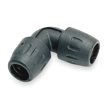 Transair 6602 25 00US - 90 Degree Elbow, Polyamide, Black