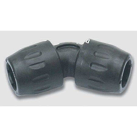 Transair 6612 25 00 - 45 Degree Elbow, Polyamide, Black