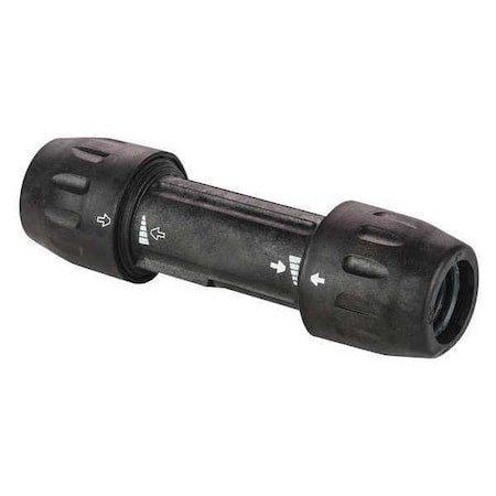 Transair 6606 25 00US - Union Connector, Polyamide, Black