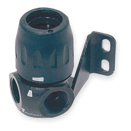 Transair 6684 25 22 - Tubing Fitting, 7/8" Tube Size, Brass, Black