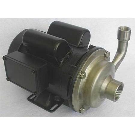 Dayton 4JMX2 - Cntrfug Pmp,304 SStl,1 P,1 1/4in,1hp,90gpm