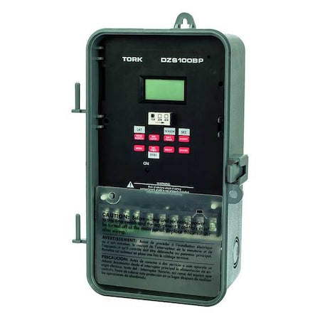 Nsi Tork DZS200BP - Electronic Timer,Astronomic,Gray,Plastic