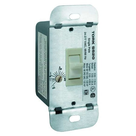 Nsi Tork SS20F - Timer,Max18 Hrs,24-277 V,7.25 A,Wall Sw,WH