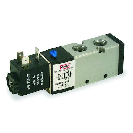 Aro M212SS-024-D - Solenoid Air Control Valve,1/4 In,24 VDC