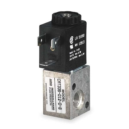 Aro CAT33S-024-L - Solenoid Air Con Valve,Three-Way,150 psi