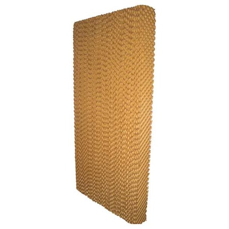 N/A 4KCC8 - Evaporative Cooling Pad, Kraft Paper, 60 in H x 12 in W x 2 in D, 5 PK