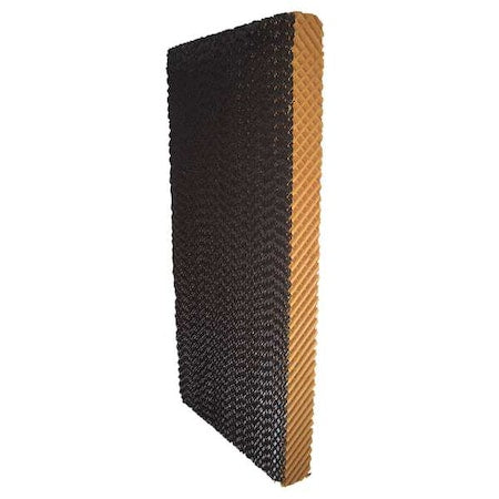N/A 4KCA4 - Evaporative Cooling Pad, Kraft Paper W/ Black Edge Coating, 72 in H x 12 in W x 6 in D