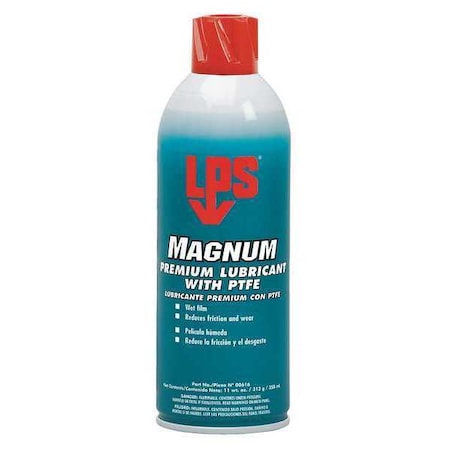 Lps 00616 - General Purpose Lubricant, 16 oz, Aerosol Spray Can, Petroleum Distillates Base, 500 Degrees F Max Op Temp, Brown, Magnum Series