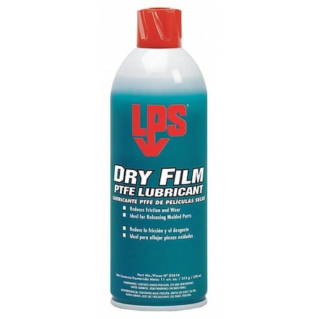 Lps 02616 - Dry Film PTFE Lubricant,16oz.,Net 11oz.