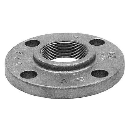 Anvil 0308003805 - Flange Threaded Flange, Faced and Drilled, 5" Pipe, Flanged x FNPT, Cast Iron, Class 125