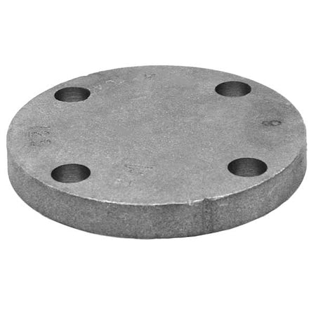 Anvil 0308015809 - Blind Flange Blind Flange, Faced and Drilled, 1-1/2" Pipe, Flanged, Cast Iron, Class 125