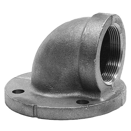 Anvil 0300200409 - 90 Degree Elbow 90 Degree Elbow, 3" Pipe, Flanged x FNPT, Cast Iron, Class 125