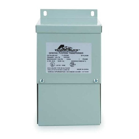 Acme Electric T181062 - Buck Boost Transformer, 100 VA, NEMA 3 R, 24/48 V AC, 240/480 V AC