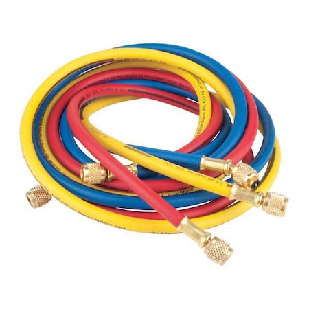 Imperial 806-MRS - Manifold Hose Set,72 In,Red,Yellow,Blue