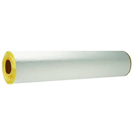 Owens Corning 722580 - Pipe Insulation, 1-3/8" OD, 3 ft. L, Fiberglass, 1 1/2 in Wall