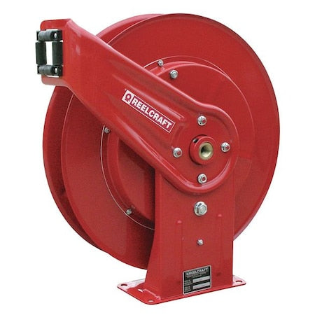 Reelcraft 7800 OLP - Spring Return Hose Reel, 1/2 in Hose Diameter, 50 ft Length, 500 psi Max. Pressure, Red