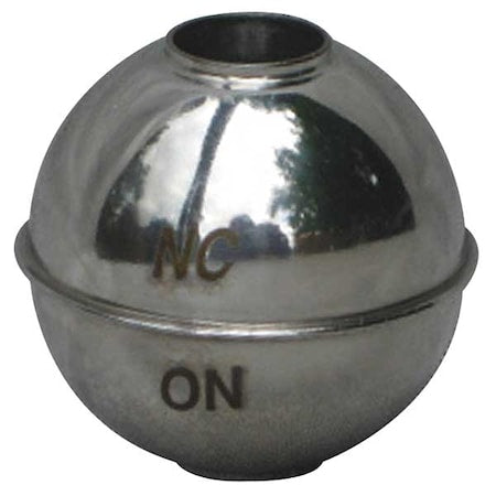 Naugatuck GR-800S - Tubed Magnetic Float Ball,Round,SS,2 In