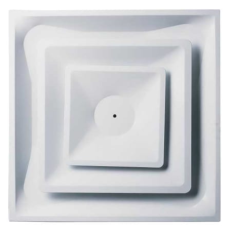 N/A 4MJU5 - 12 in Square 2 Cone Diffuser, White