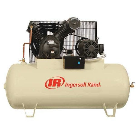 Ingersoll-Rand 2545E10-V-200/3 - 2545 E10-V-200/3 Electric Air Compressor, 10 hp, 2 Stage, 120 gal.